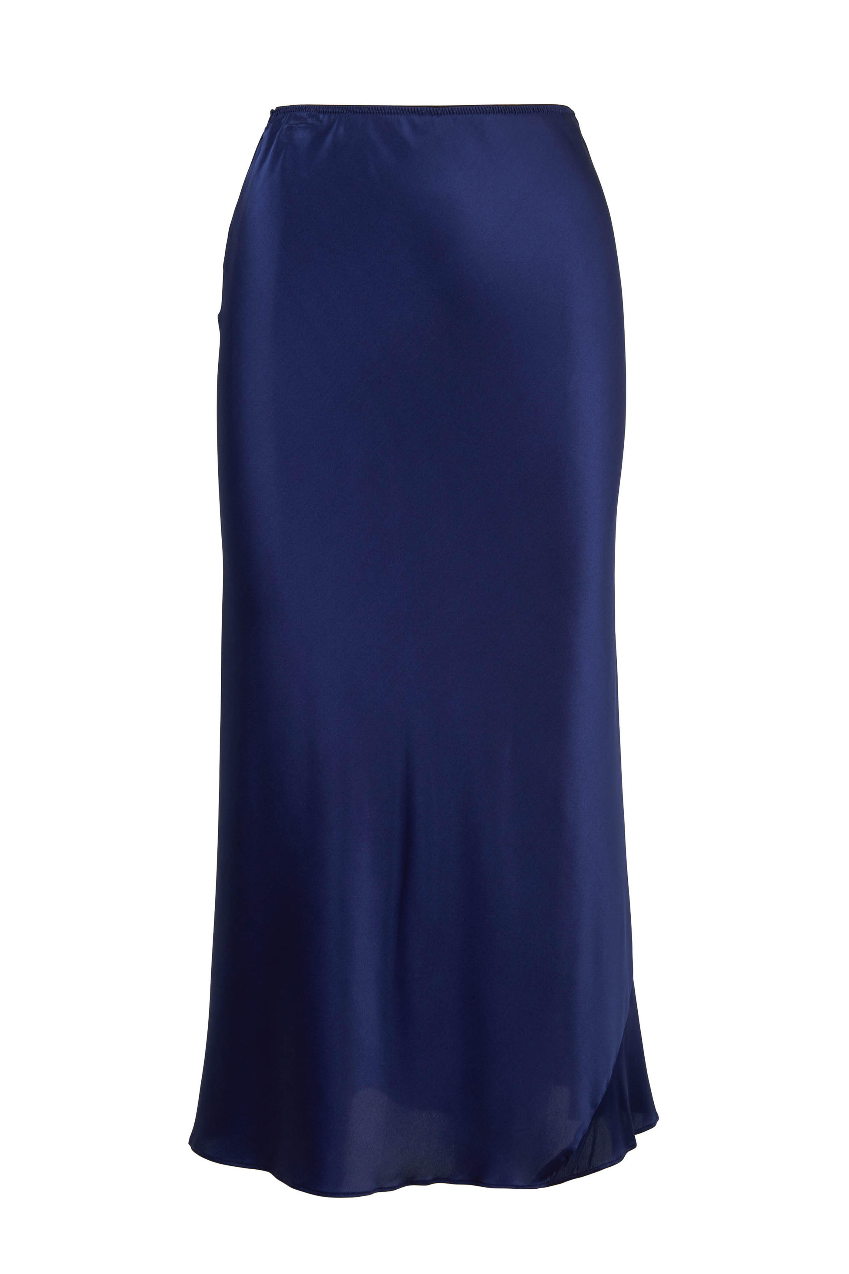 Dorothee Schumacher - Shimmering Mystery Blue Pull-On Skirt