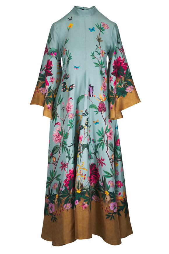 La DoubleJ Magnifico Multicolor Reversible Silk Dress