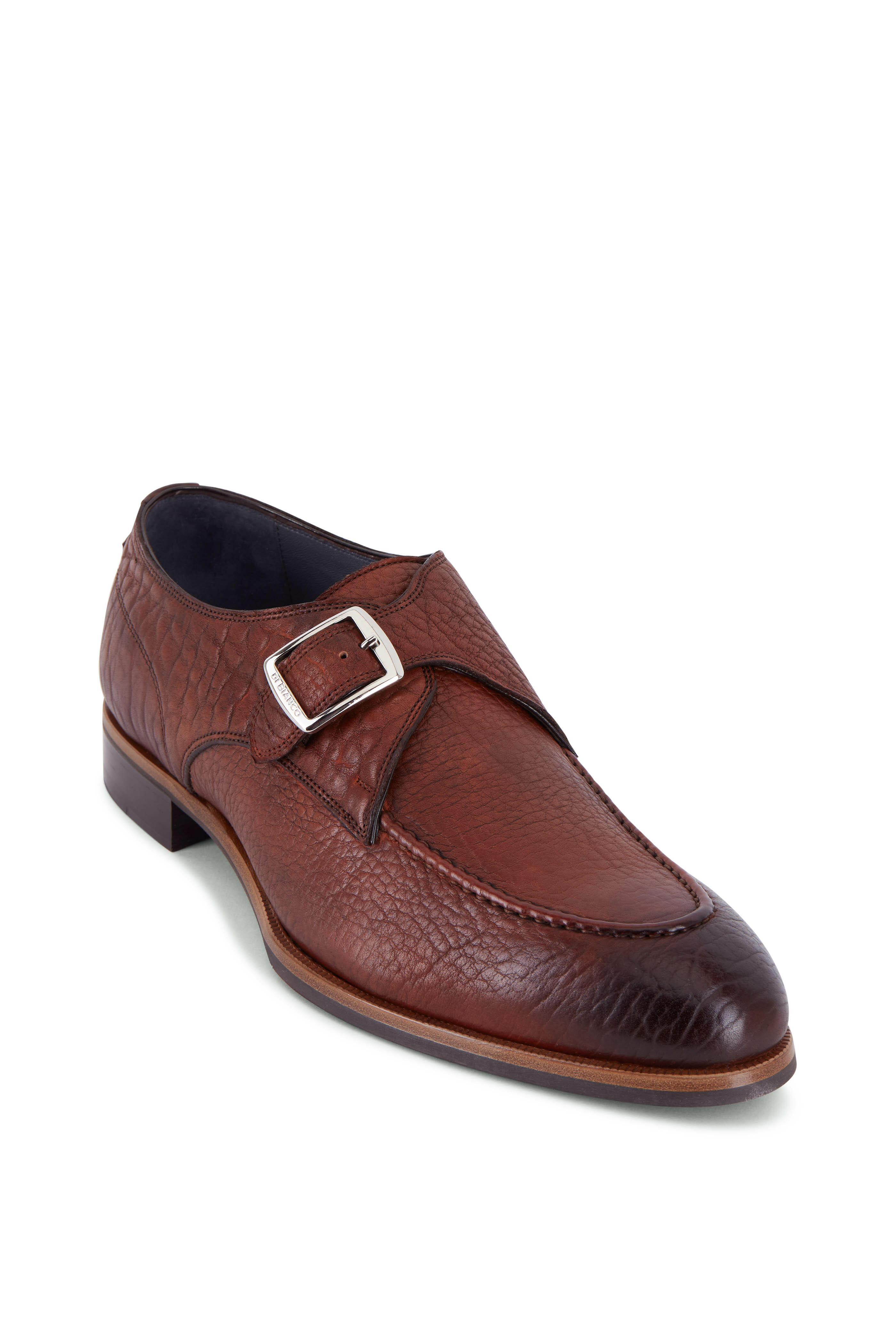 Di Bianco - Parma Tobacco Monk Strap Shoe