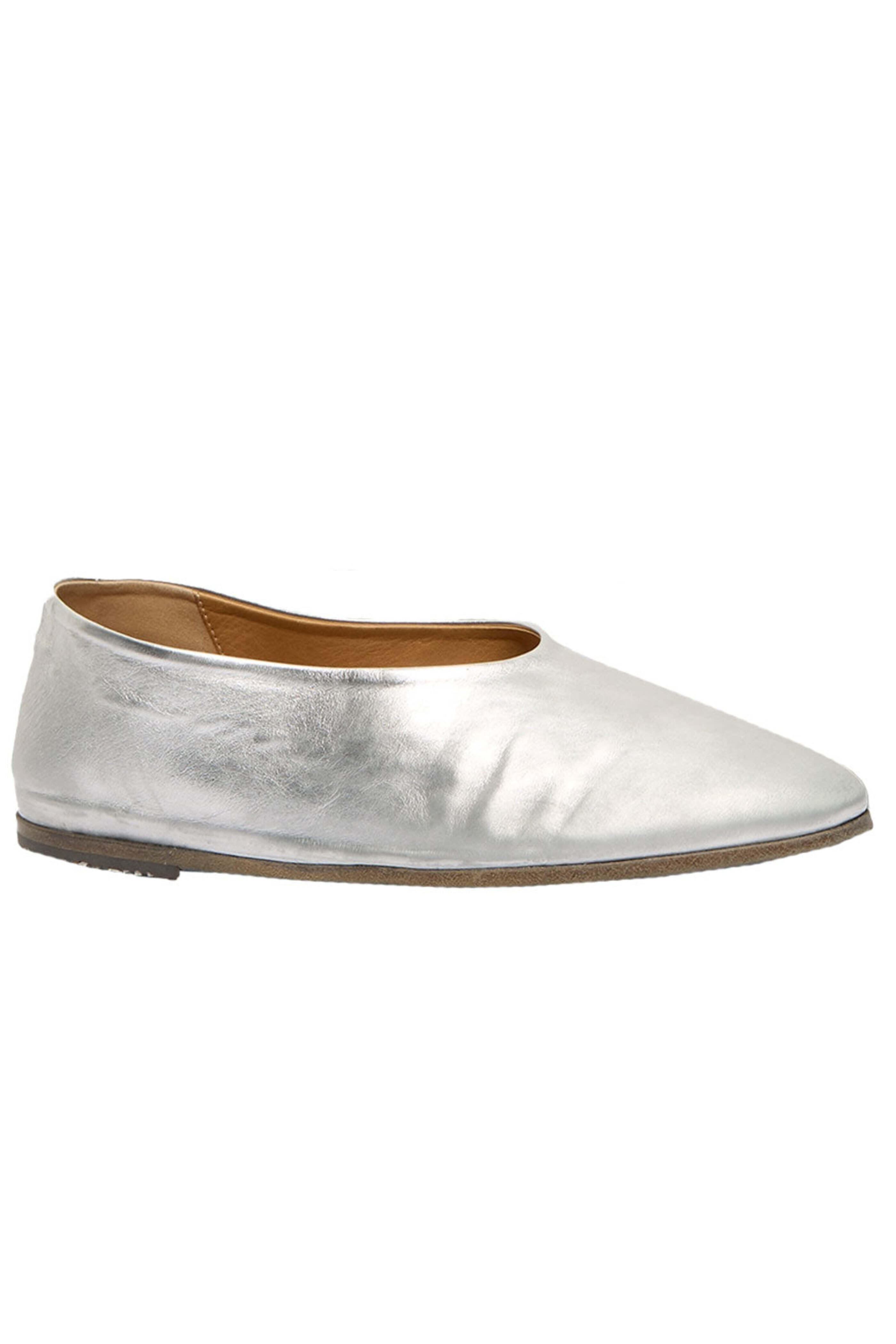 フラットシューズ marsell FW22 'Coltellaccio ballet flats (MW2105199 666) MARSELL Italy Coltellaccio Ballerina Flats Pony Fur Hide