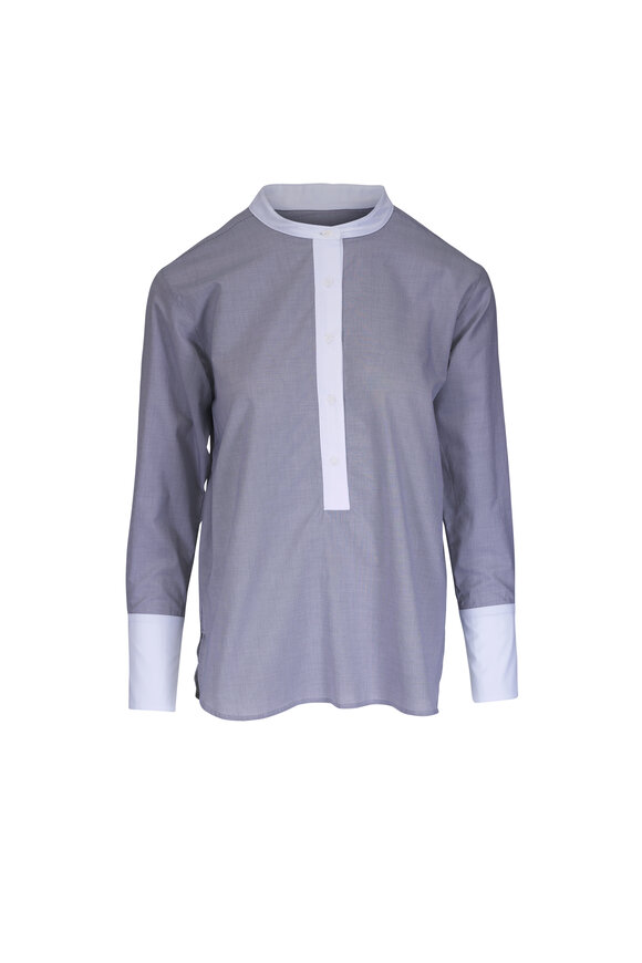 TWP Simple Man Black & White Stripe Blouse