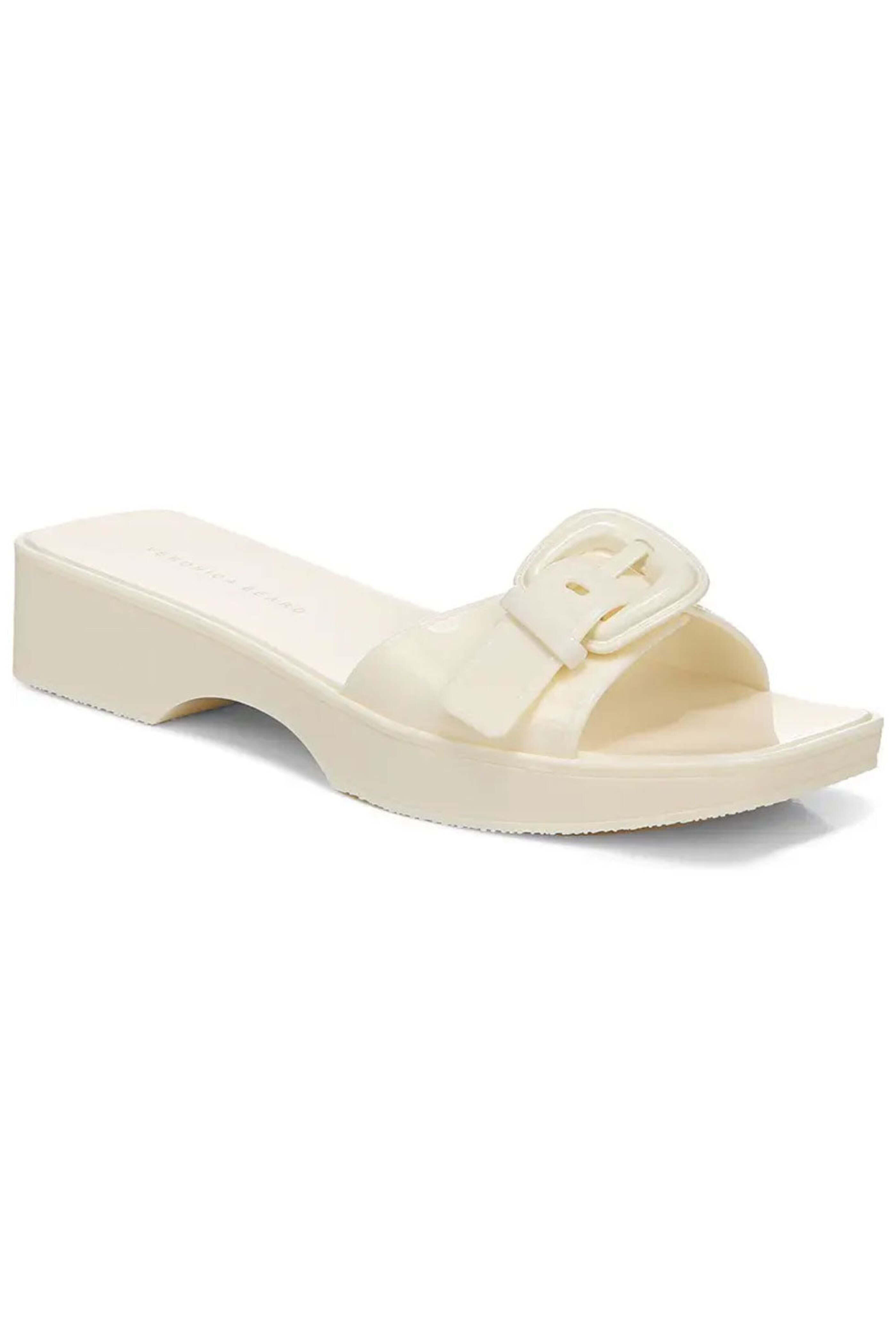 Veronica Beard - Davina Jelly Sandal in White