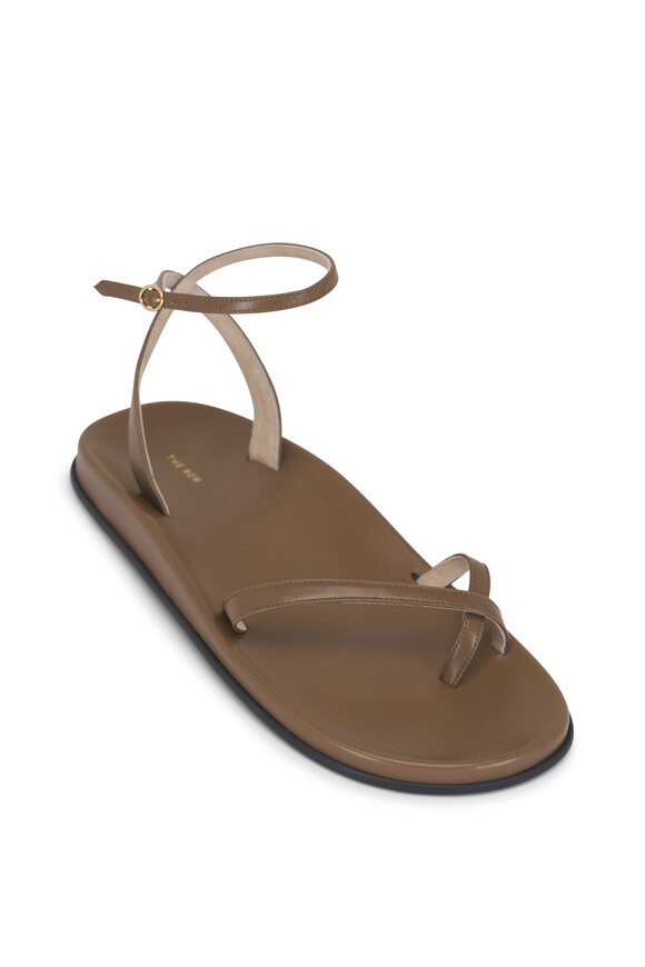 Brunello Cucinelli - Black Asymmetric Monili Strap Sandal, 100mm