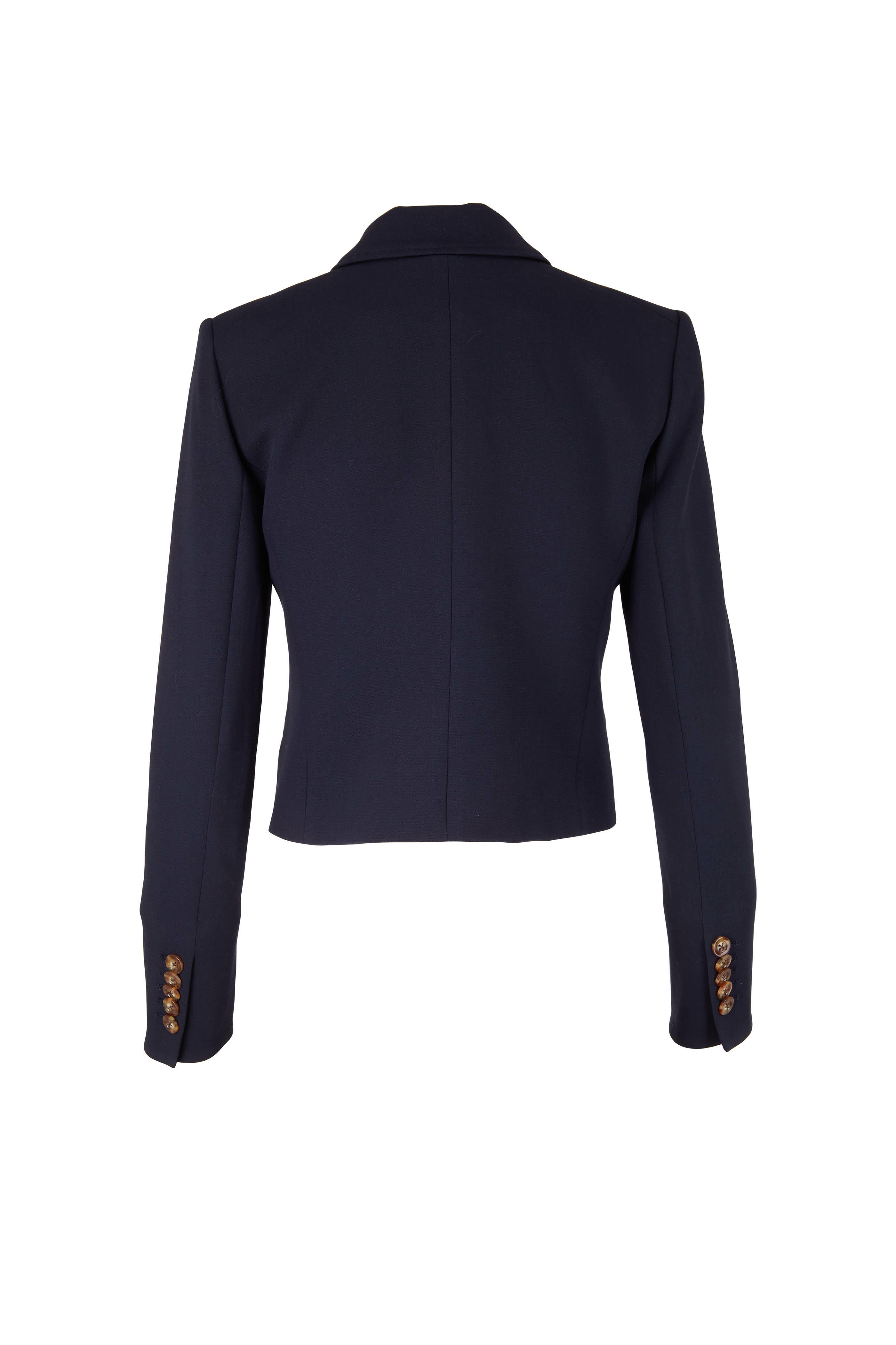 Veronica Beard - Nevis Navy Cropped Dickey Jacket