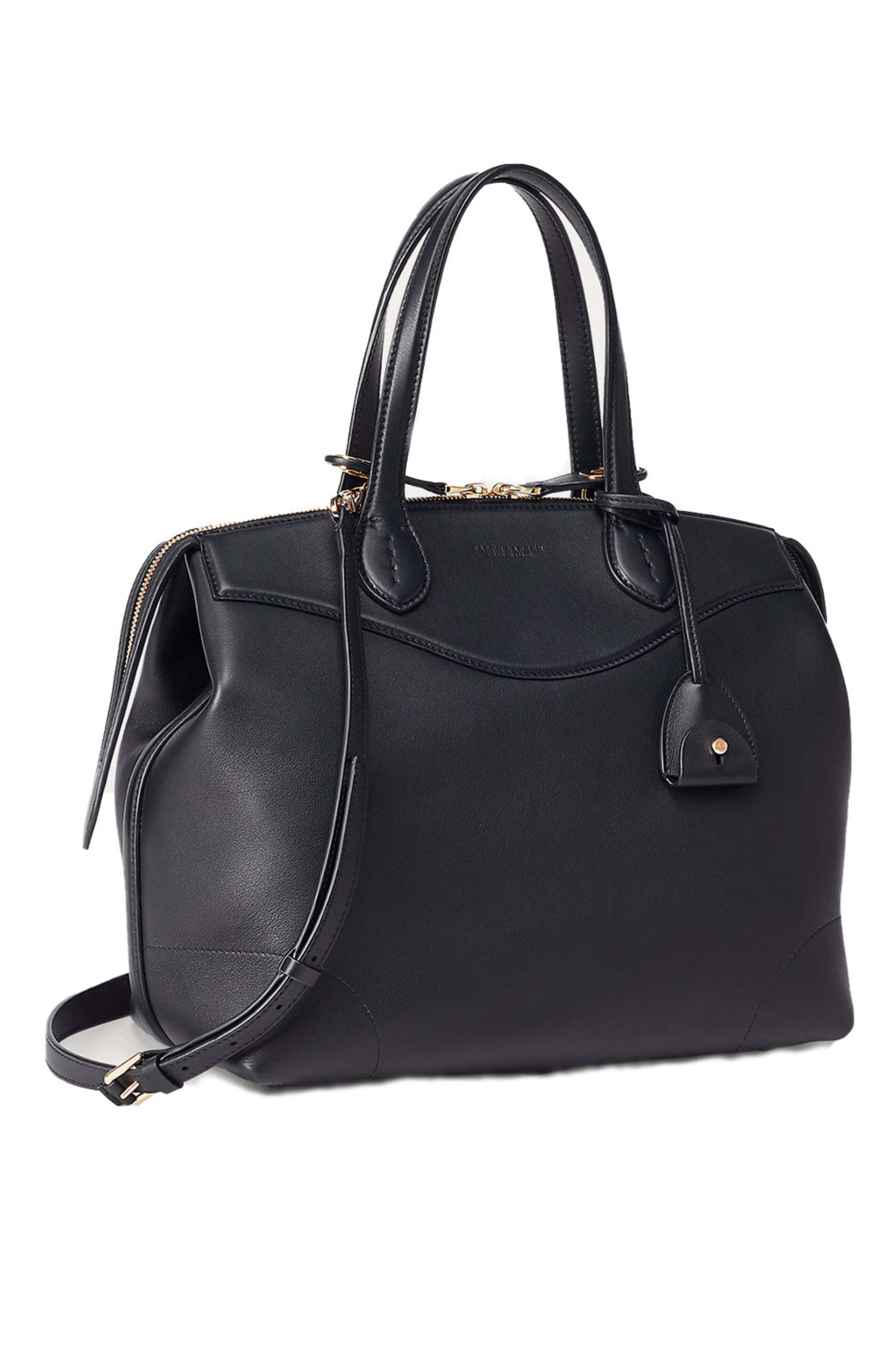 Ralph Lauren - Black Calfskin Medium Voyager