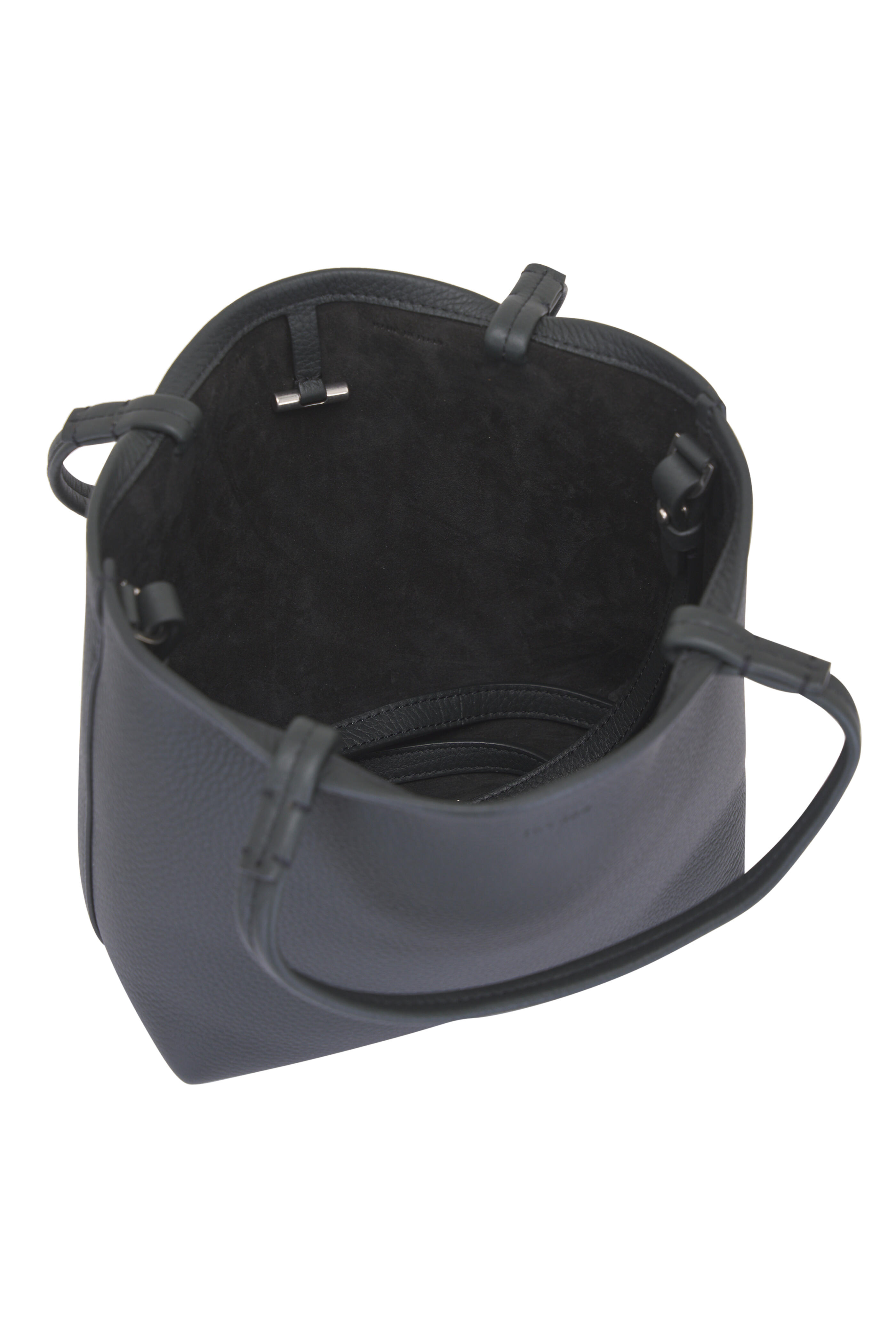 The Row - Small Park Dark Pine Leather Tote