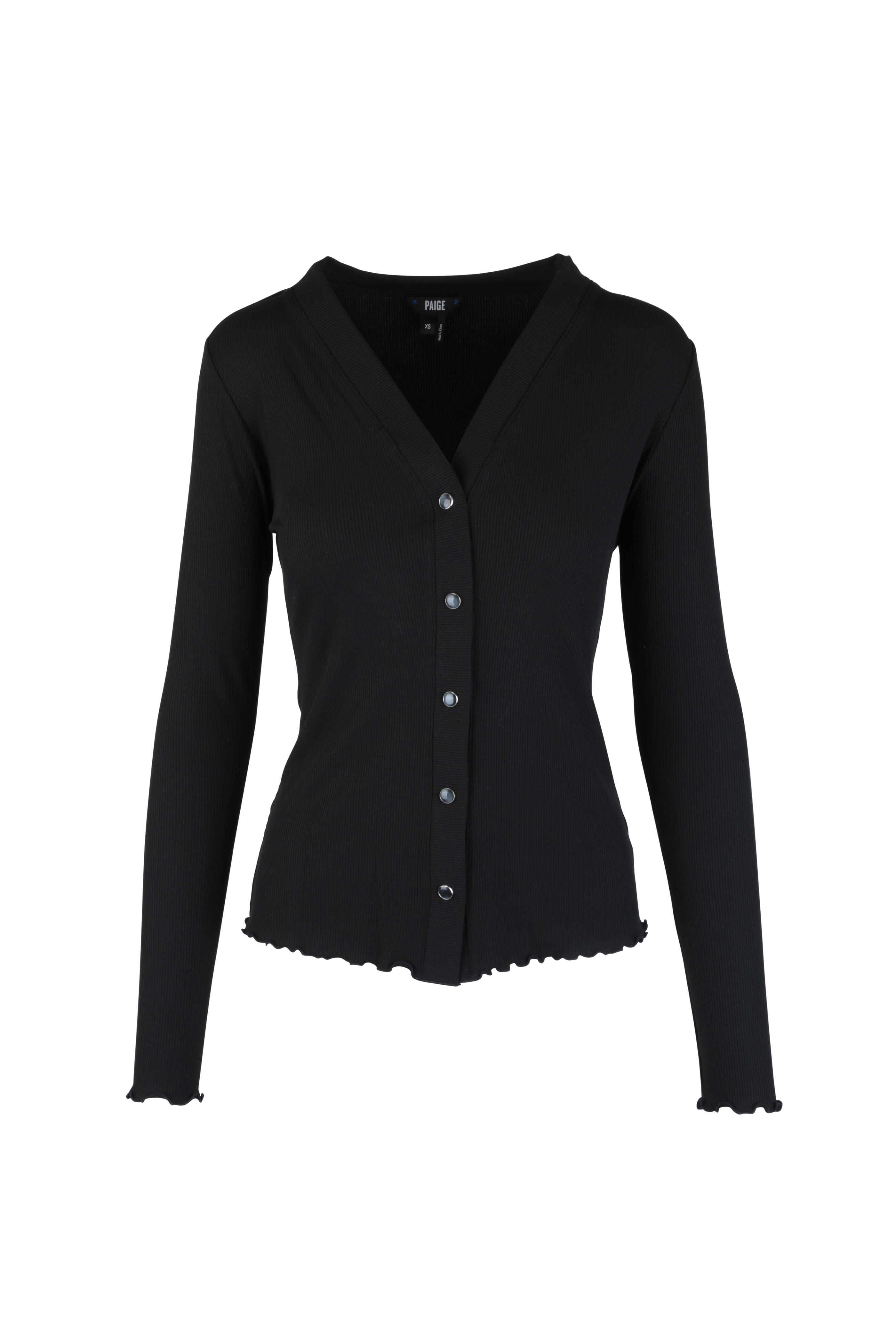 Paige - Hudson Modal Black Cardigan | Mitchell Stores
