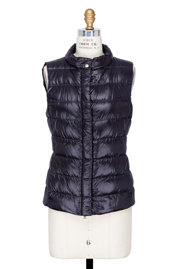 Herno - Black Classic Nylon Puffer Vest