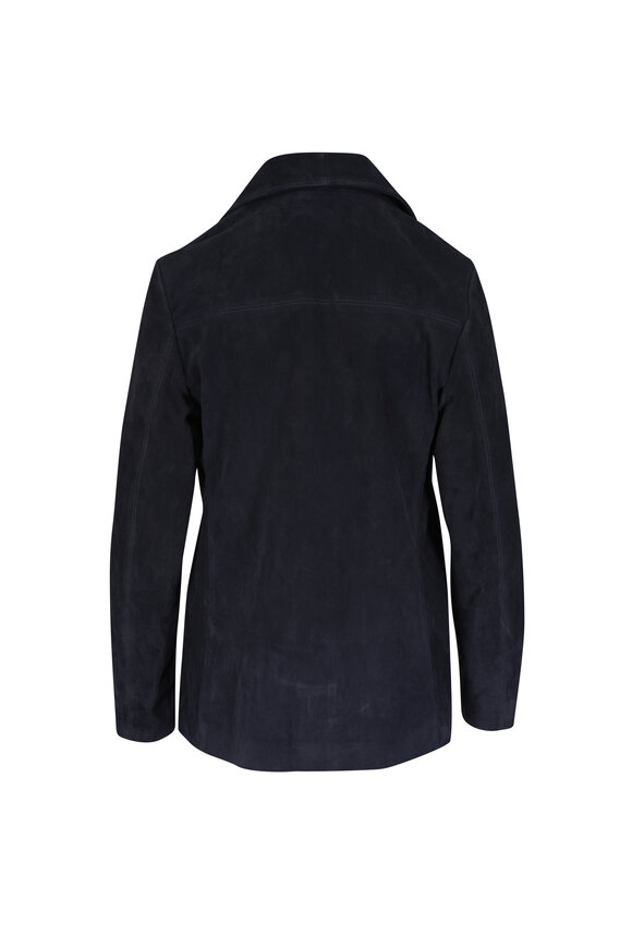 Nili Lotan Dominic Midnight Suede Jacket - view 3