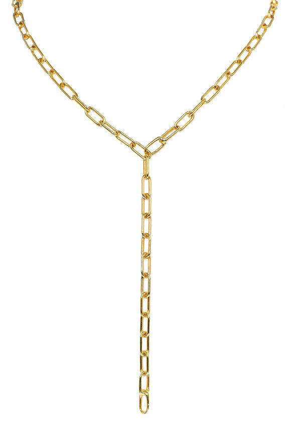 Bridget King 14k Yellow Gold Timeless Lariat Necklace - view 1