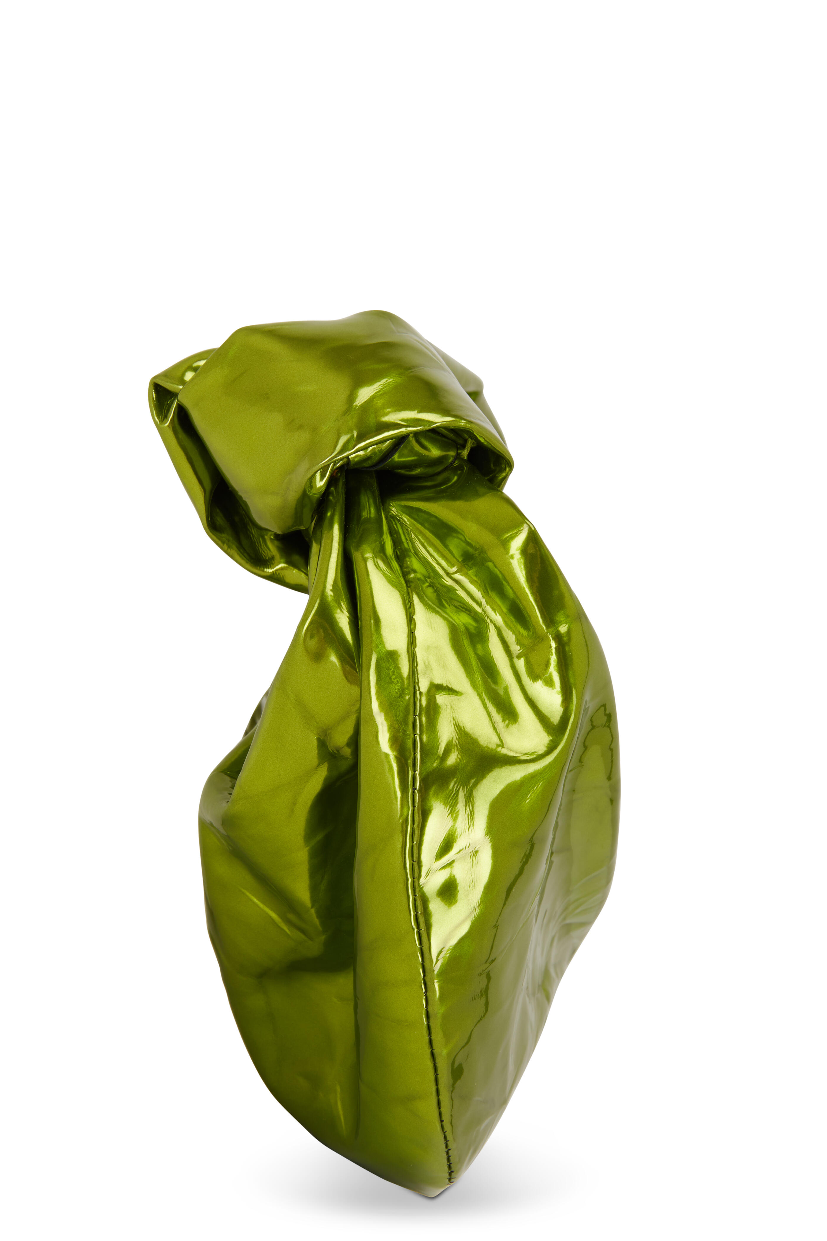 Bottega Veneta - Mini Metallic Apple Green Leather Bag
