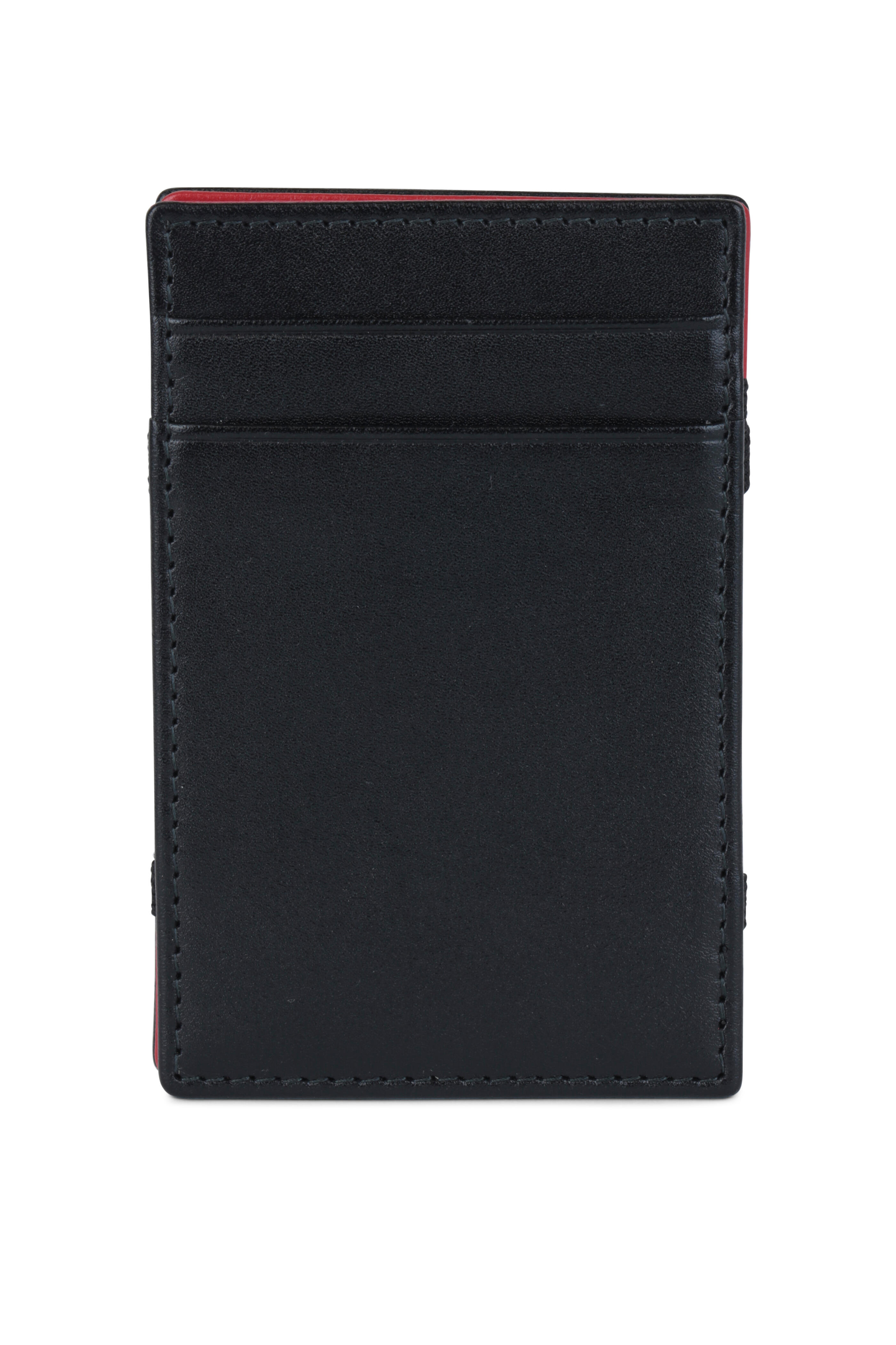 Ettinger Leather - Black & Red Leather Magic Wallet