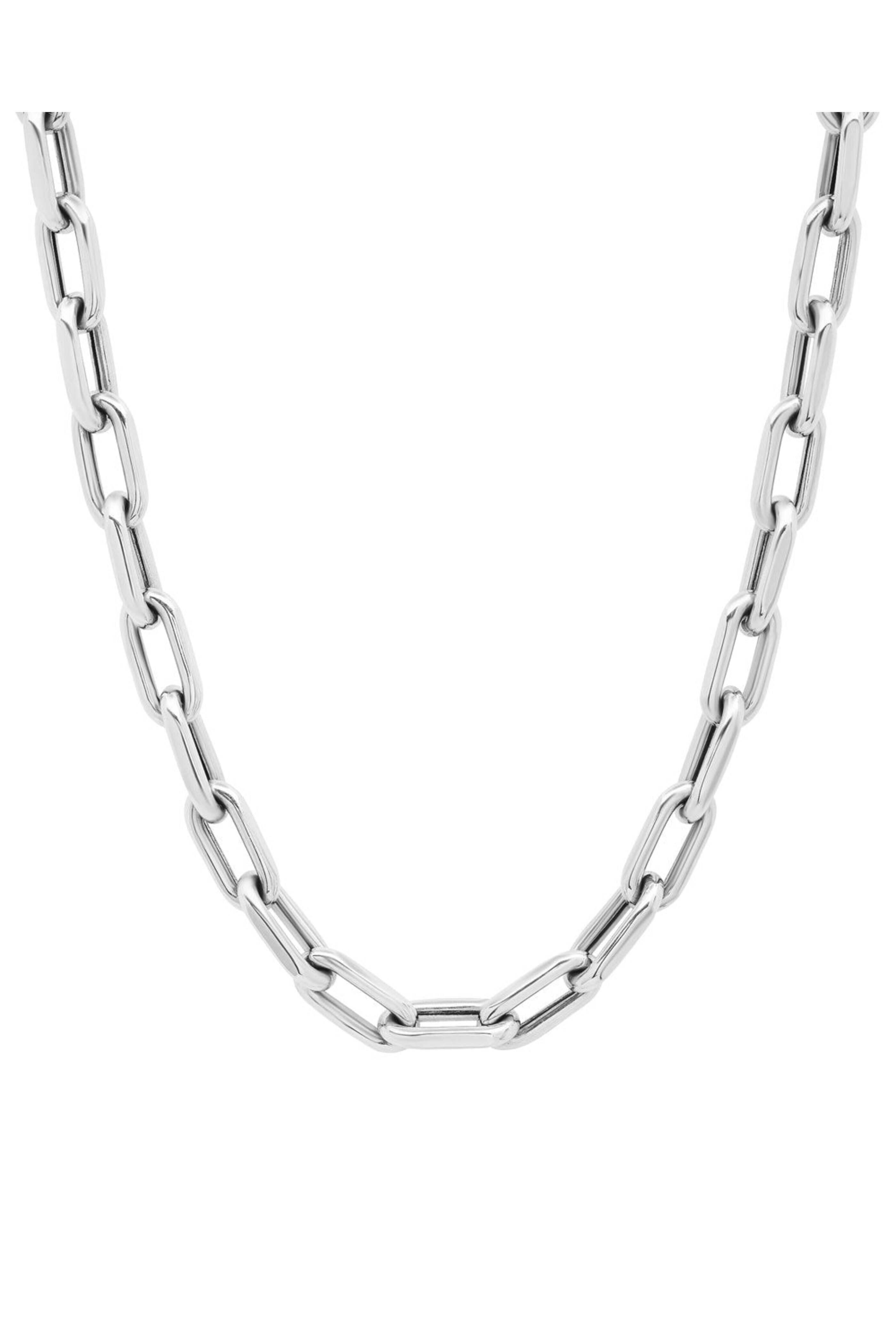Shylee Rose Jewelry - White Gold Open Link Necklace
