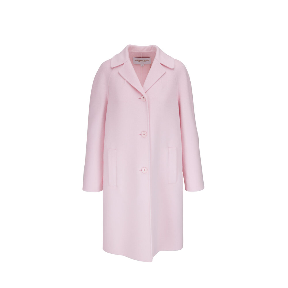あなたにおすすめの商品 Michael Kors Collection - Balmacan Petal Pink Wool Coat ジャケット・アウター