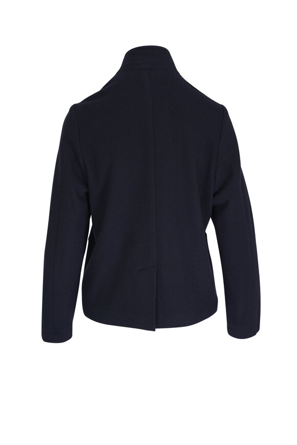 Maurizio Baldassari - Navy Blue Cashmere Coat