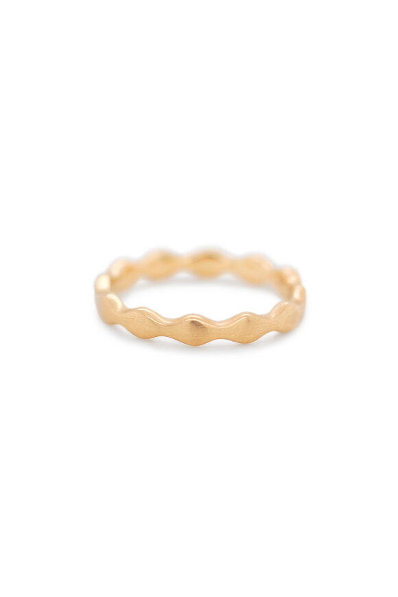 Kali Zoe 18k Yellow Gold Small Ebb & Flow Band