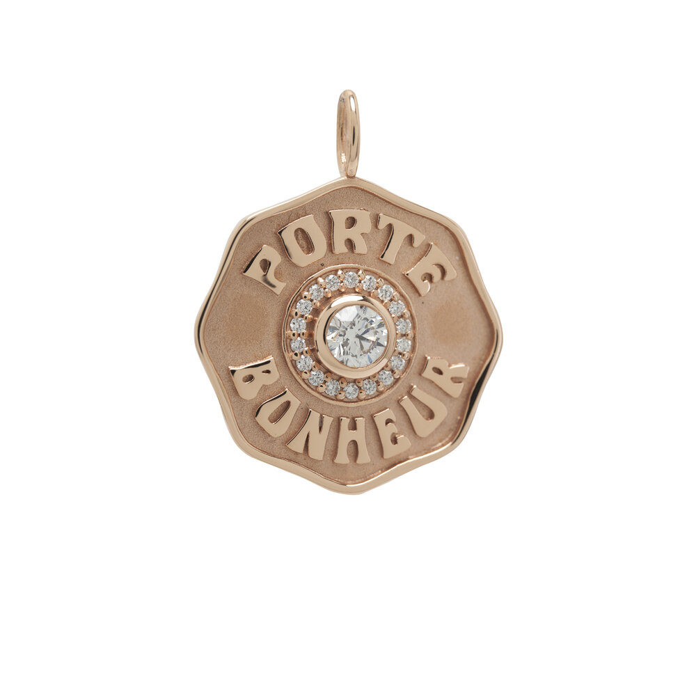Marlo Laz - Large Porte Bonheur Diamond Charm | Mitchell Stores