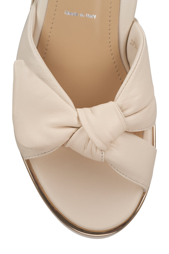 Ron White - Chrissie Ice Knotted Bow Leather Sandal