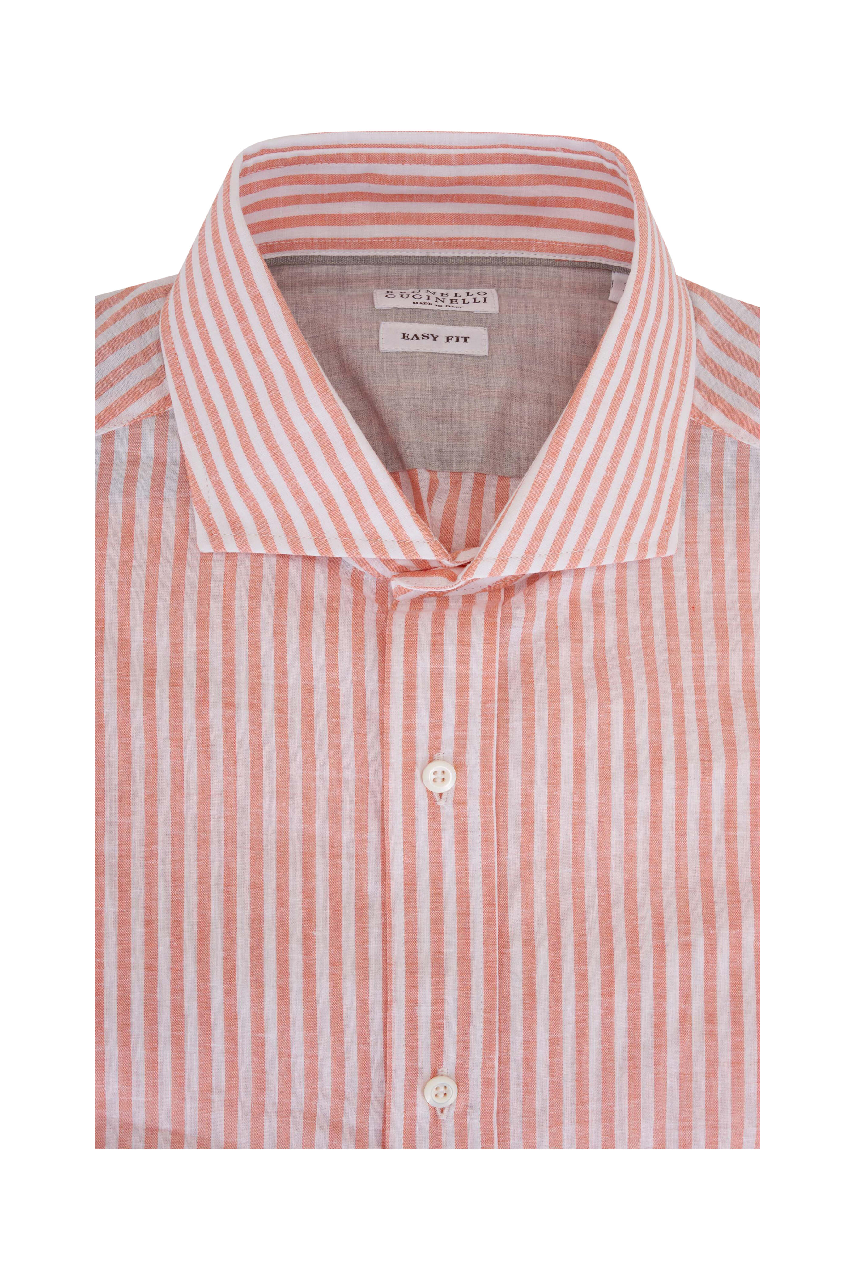 Brunello Cucinelli paisley-print linen shirt - Neutrals