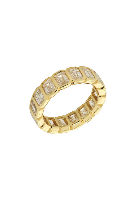 Rahaminov - Emerald Cut Diamond Eternity Band