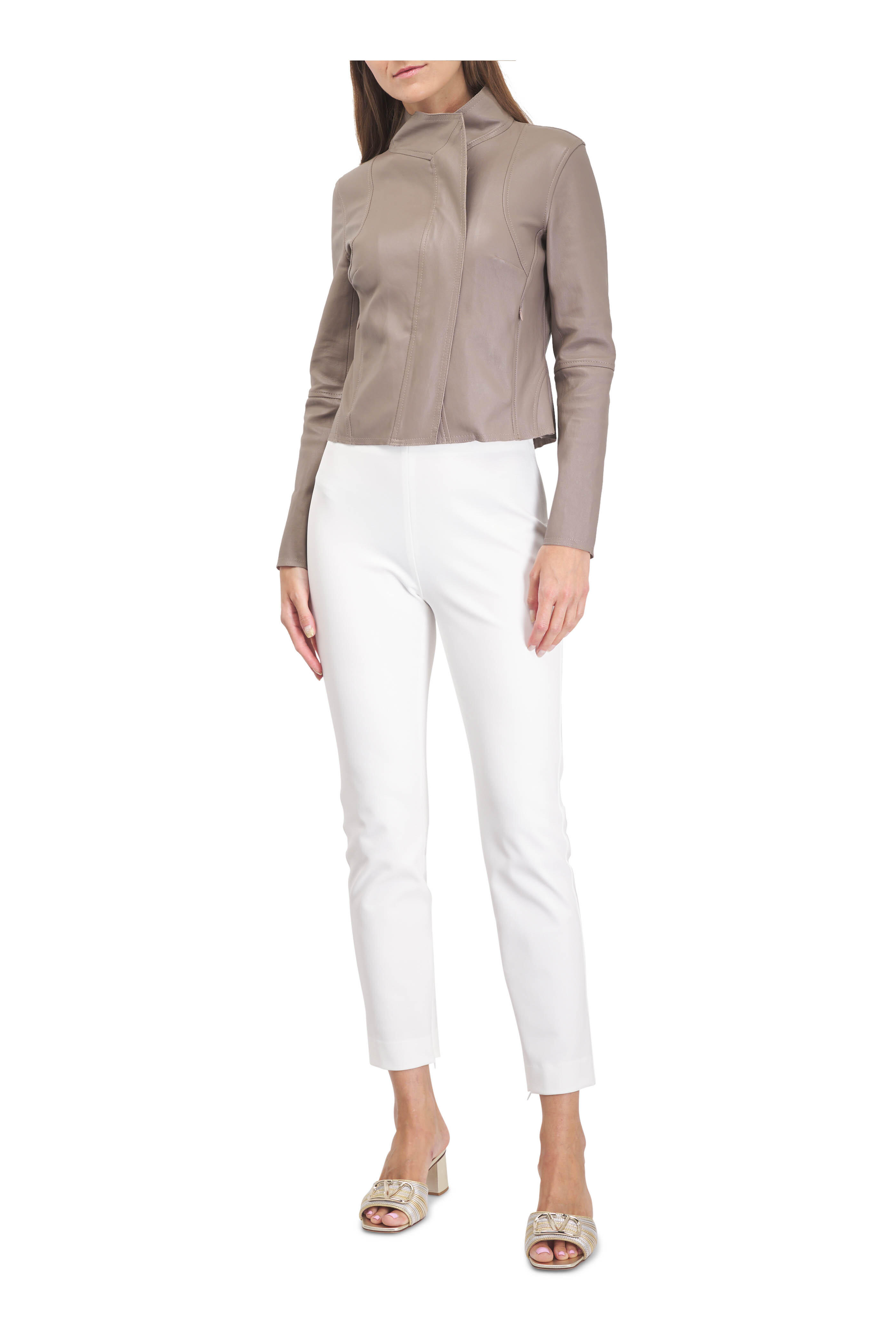 KZ_K Studio - White Slim Pant