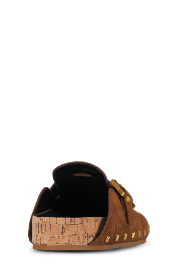 Veronica Beard Fern Hazelwood Suede Clog - view 4