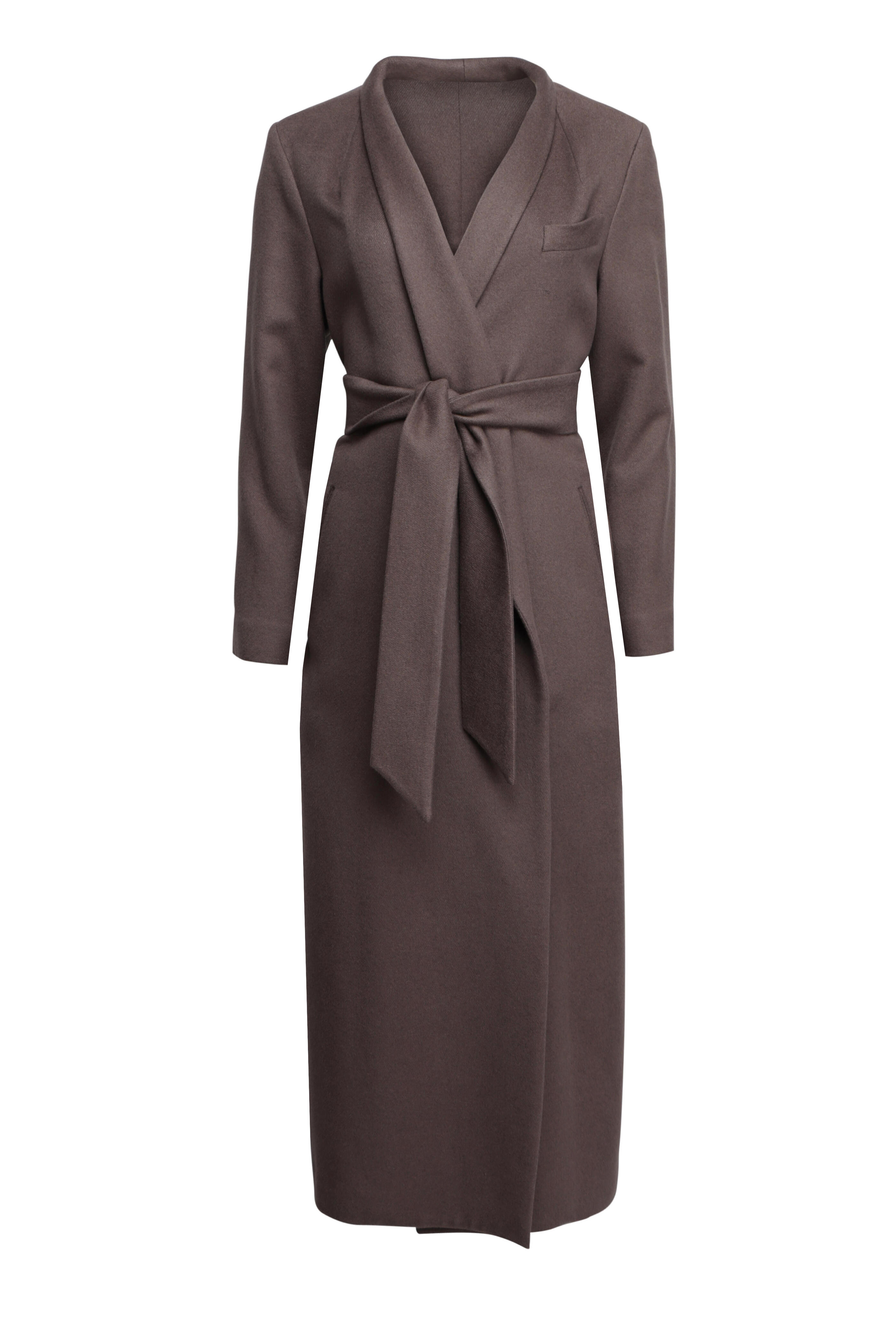 Kiton - Brown Belted Overcoat