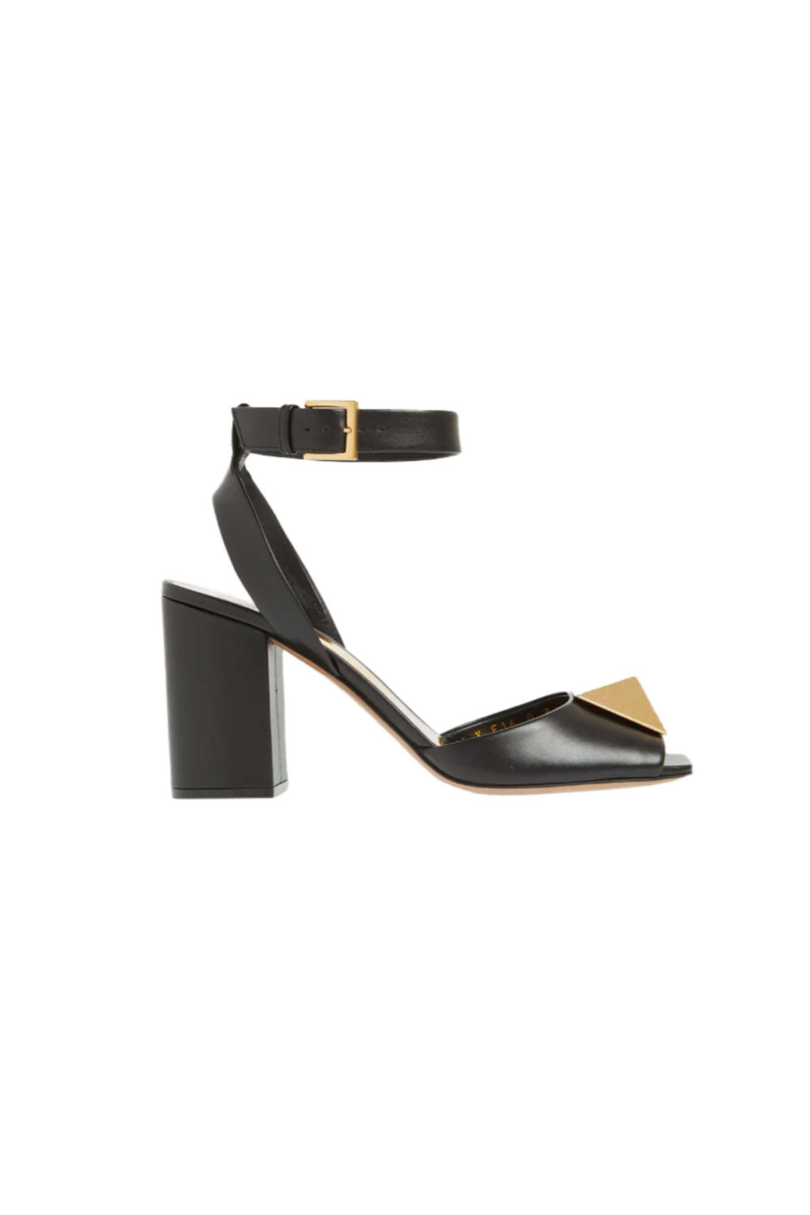 Valentino Garavani - One Stud 90 Sandal Brass Maxi Single in