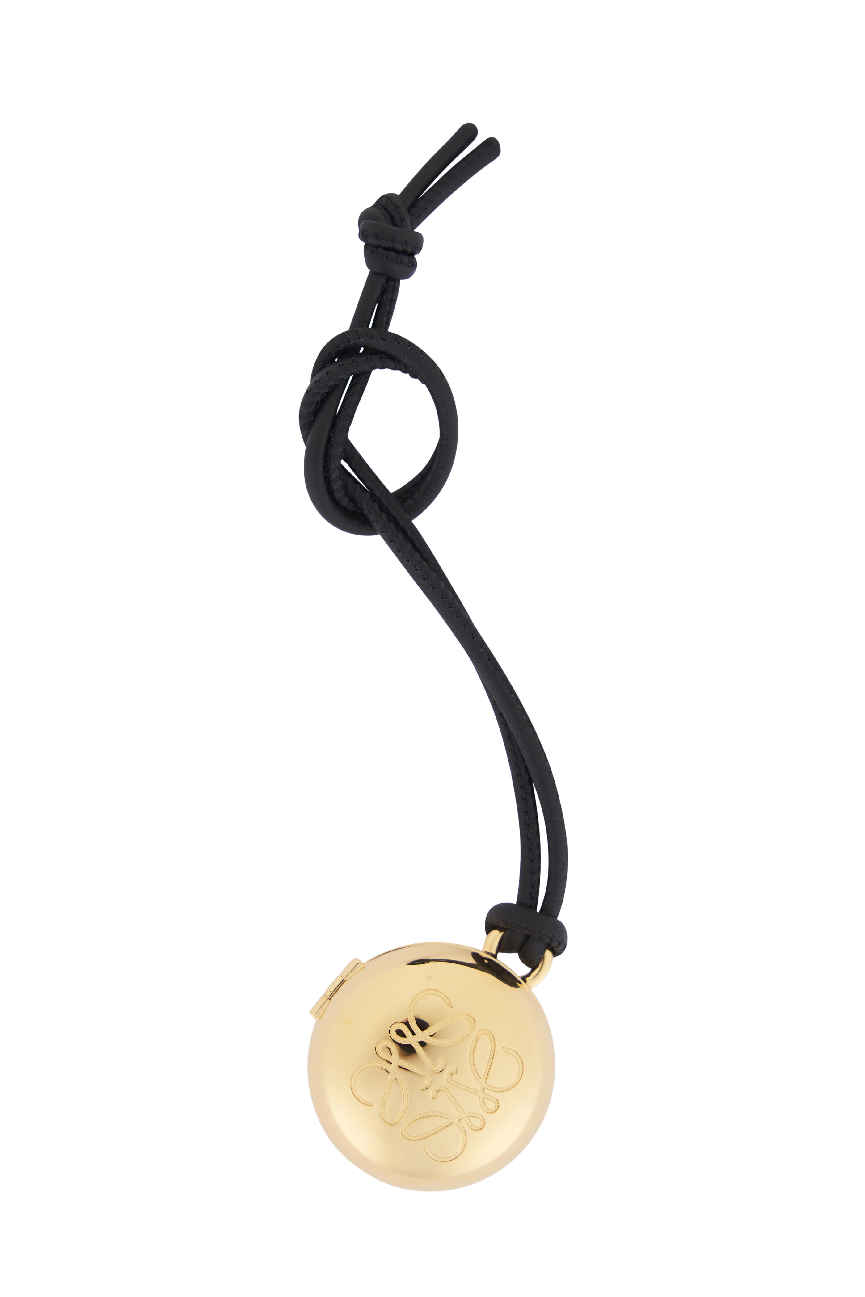 Loewe - Gold Tone Pebble Locket Charm