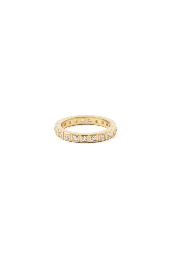 Sylva & Cie Diamond French Cut Band Ring - view 1