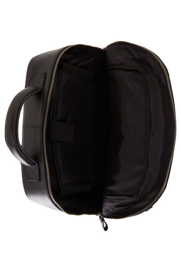 Bosca - Black Nappa Leather Soft Backpack 