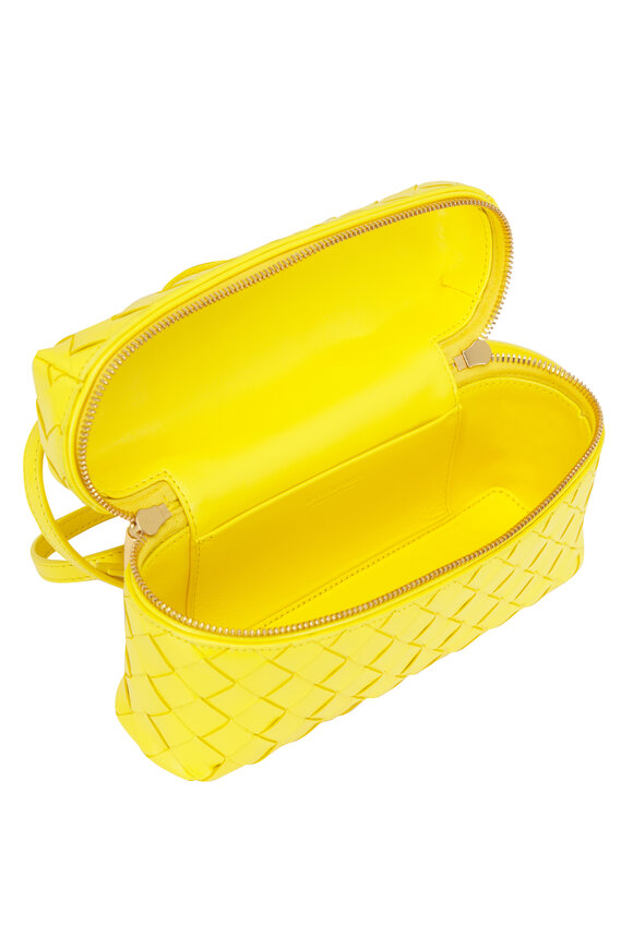 Bottega Veneta Bang Bang Daffodil Intrecciato Leather Vanity Case - view 6