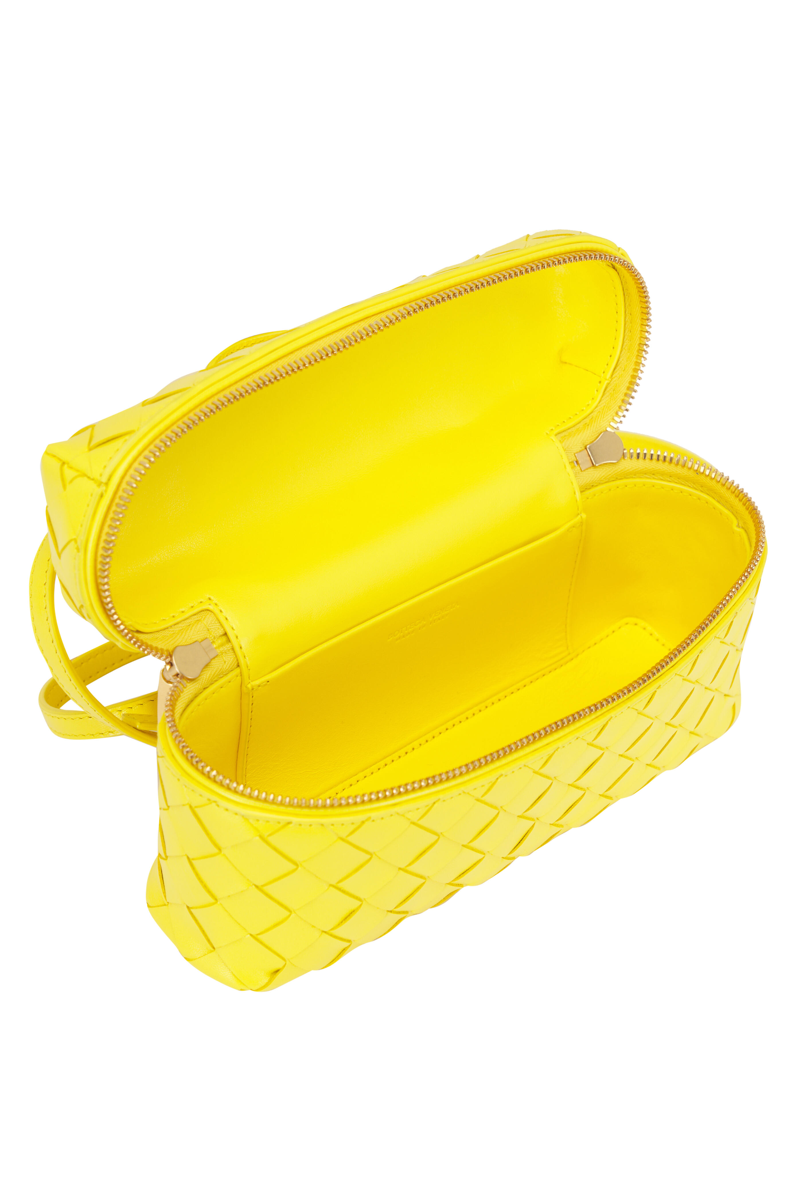Bottega Veneta - Bang Bang Daffodil Intrecciato Leather Vanity Case