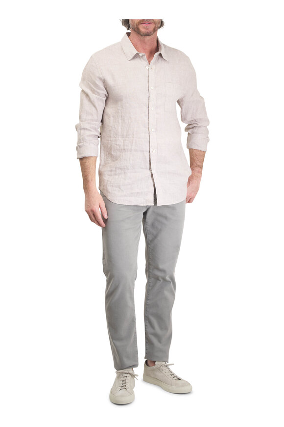 Common Projects Achilles Premium Light Gray Suede Low Top Sneaker - view 2