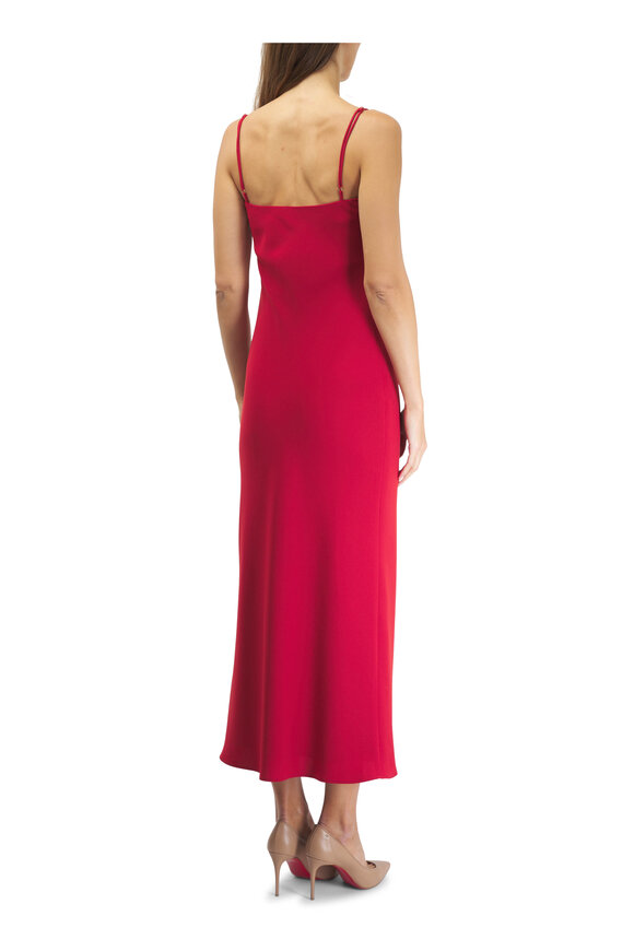 Veronica Beard - Mavis Crimson Red Maxi Slip Dress