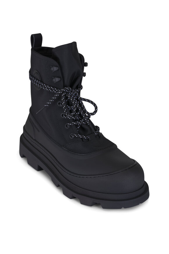 Moncler Vera Sheal Black Lace Up Boot - view 1