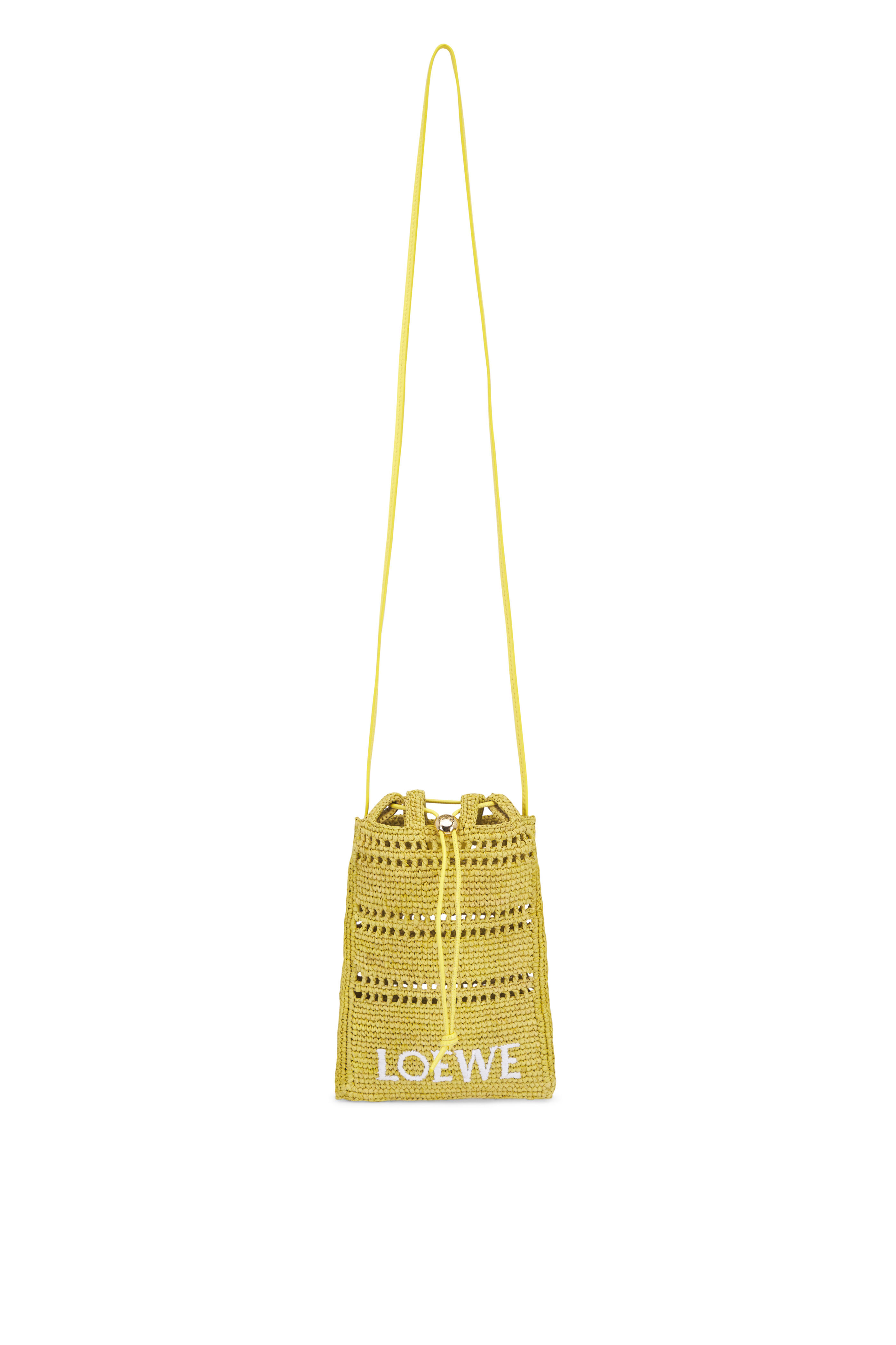 Loewe - Yellow Drawstring Pocket Bag | Mitchell Stores