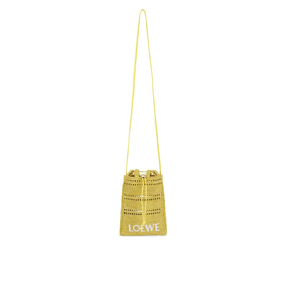 Loewe - Yellow Drawstring Pocket Bag | Mitchell Stores
