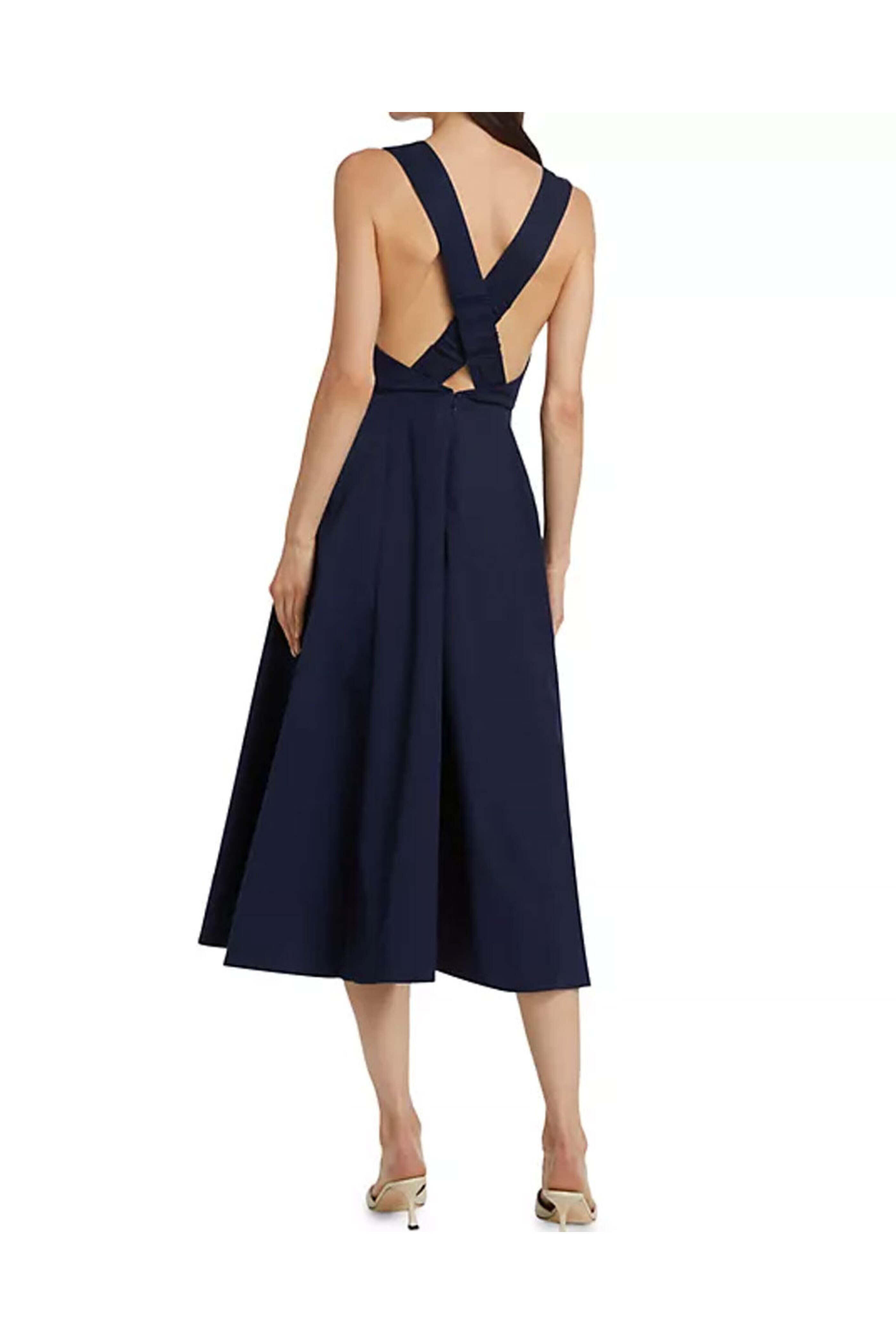 Staud - Navy Teresa Dress