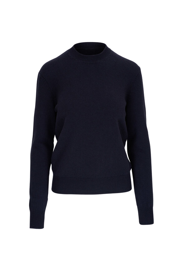 Bottega Veneta - Classic Cashmere Navy Sweater