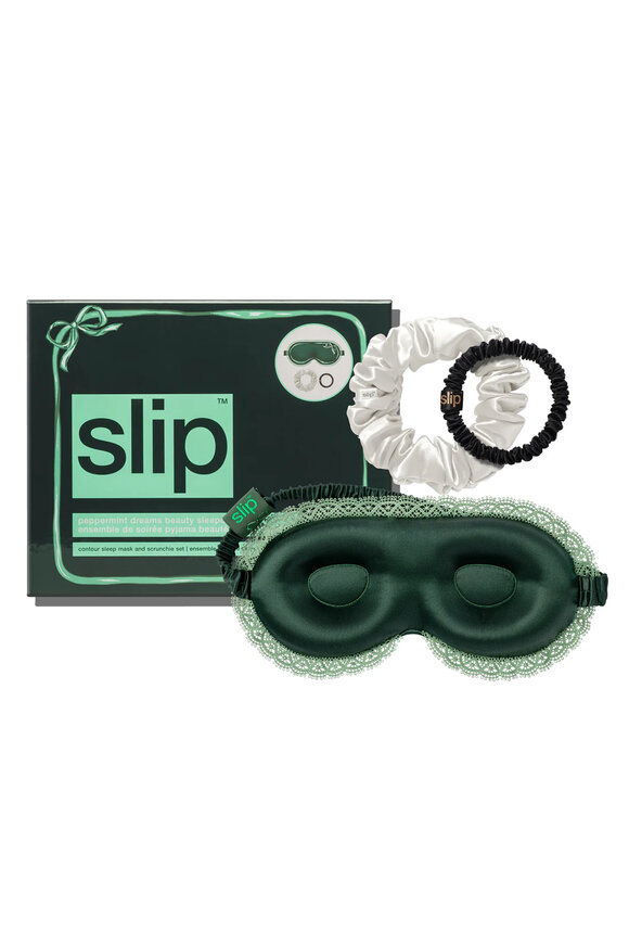 Slip Silk Peppermint Dreams Beauty Sleepover Gift Set