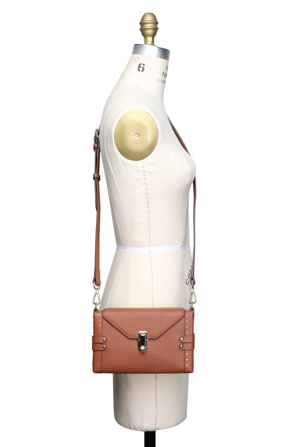 Moreau Paris Small Victoria Saddle Leather Top Handle Bag - view 5