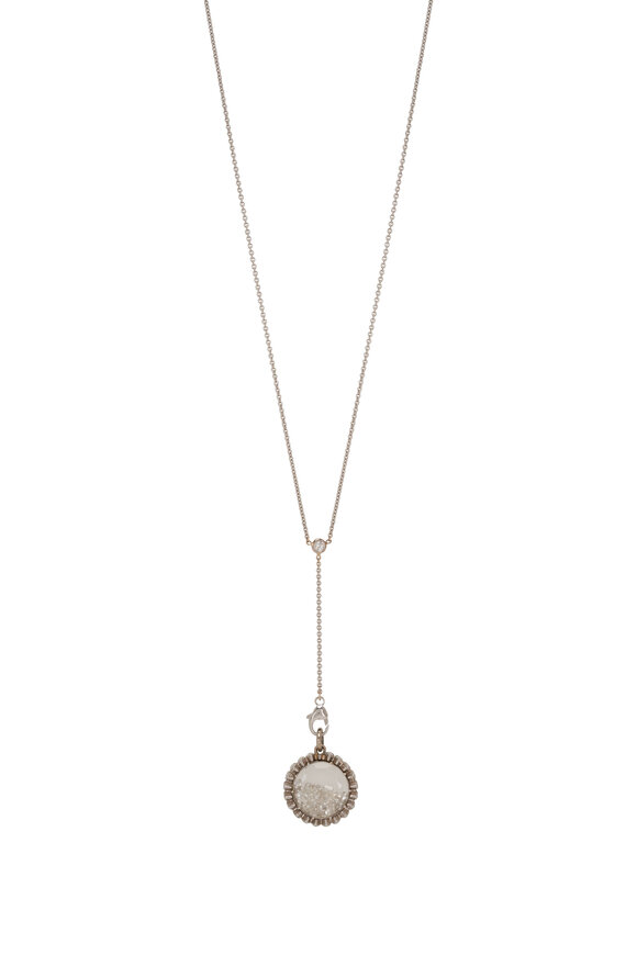 Renee Lewis Shake© 7.5CT White Diamond Pendant Y Necklace