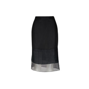 ワンピース KHAITE Women Mid Skirts 9717439200 BLACK KHAITE Kidd Midi Skirt | Black | FARFETCH
