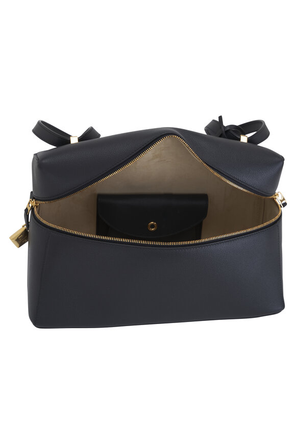 Loro Piana - Extra L27 Navy Blue Leather Bag 