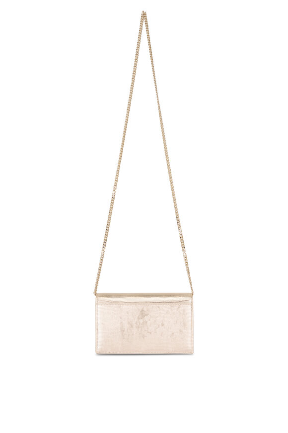 Akris Anouk Stucco Metallic Envelope Clutch - view 2