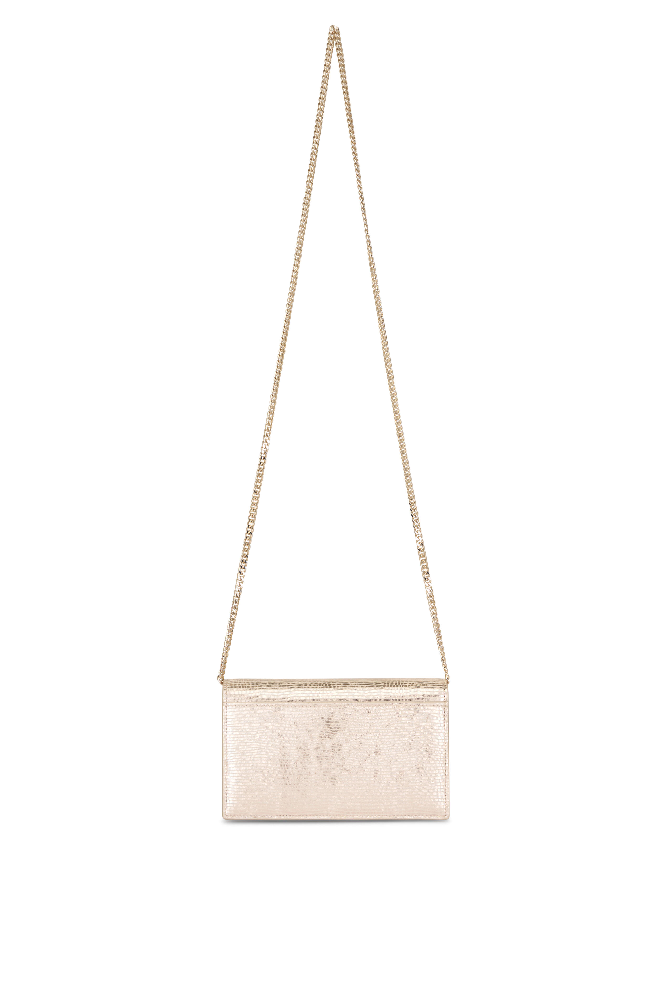 Akris - Anouk Stucco Metallic Envelope Clutch - view 2