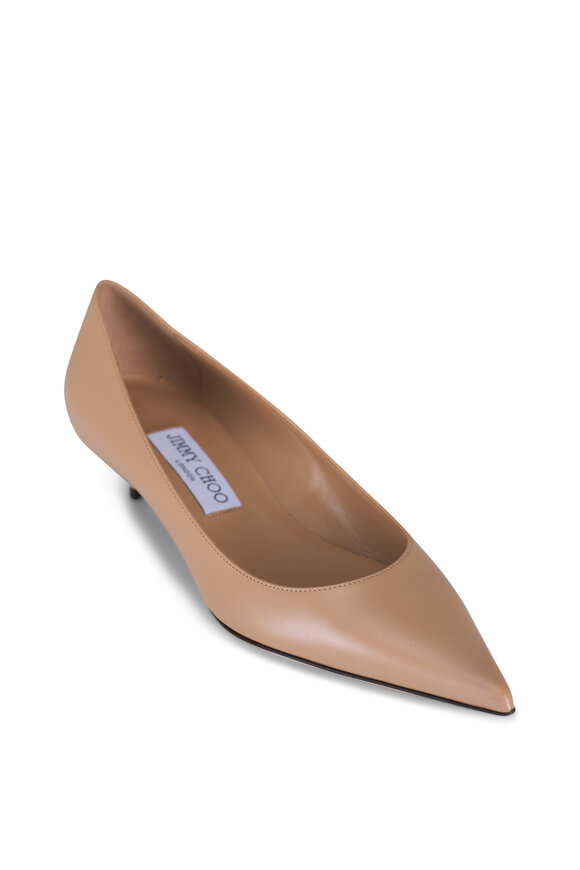 Jimmy Choo Amelia Chai Leather Pump, 35mm