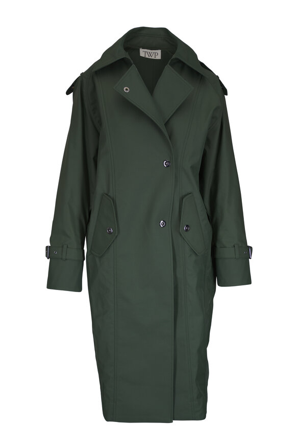 TWP Long Bogie Beetle Bee Green Coat