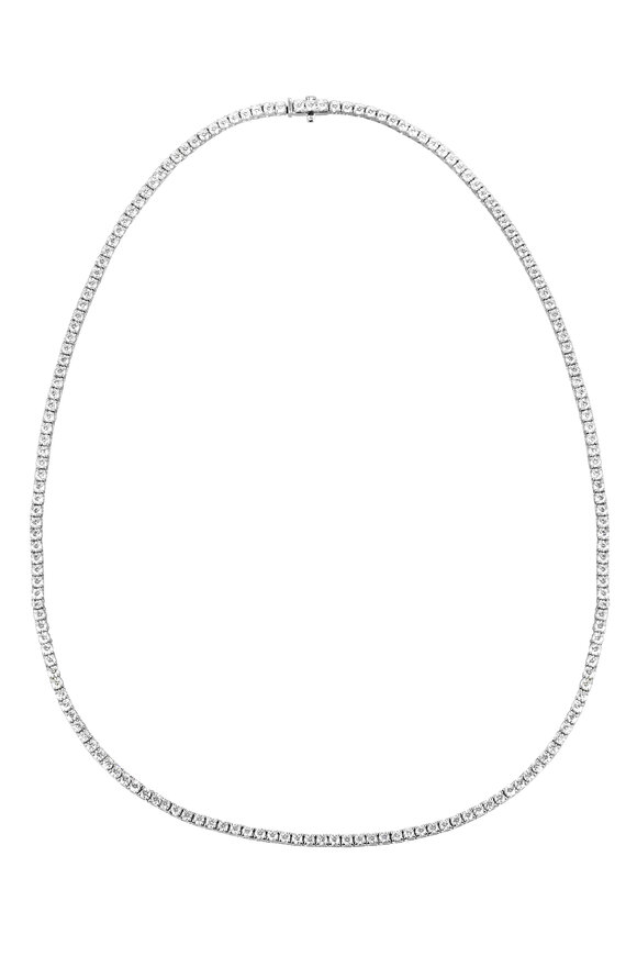 Nam Cho 18k White Gold Diamond Pave Riviera Necklace - view 1